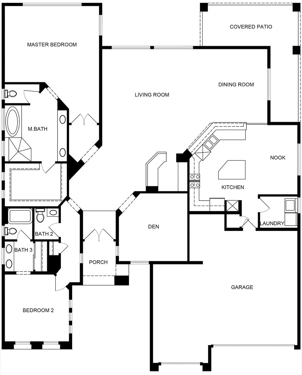 Published Concord model floor plan